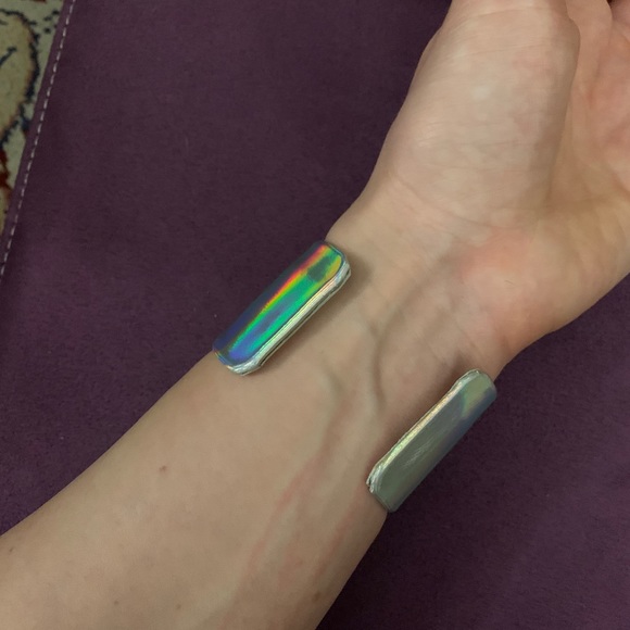 Holographic Cuff Bracelet - Picture 2 of 6